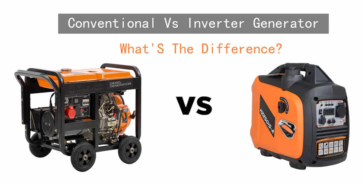Generador convencional vs inversor ¿Cuál es la diferencia?