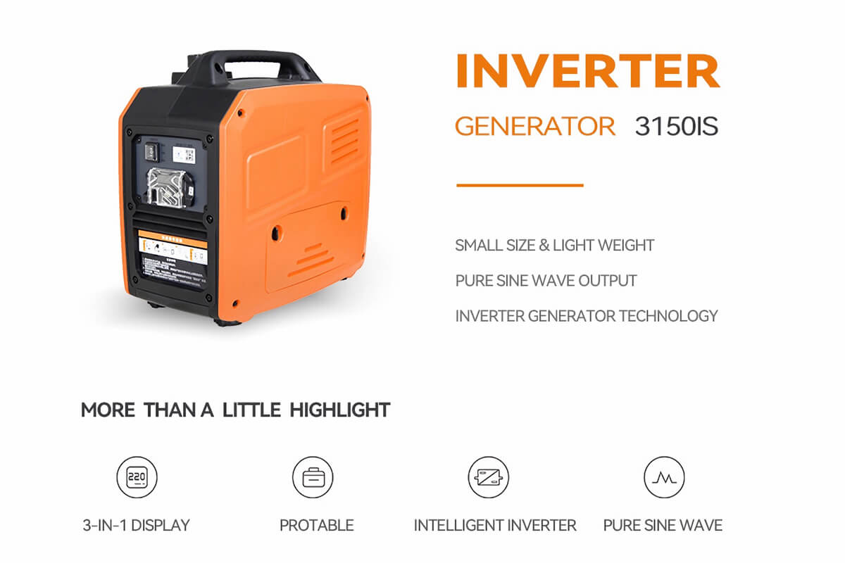 горячий продавать 2800 Вт тихий двухтопливный инверторный генератор ...