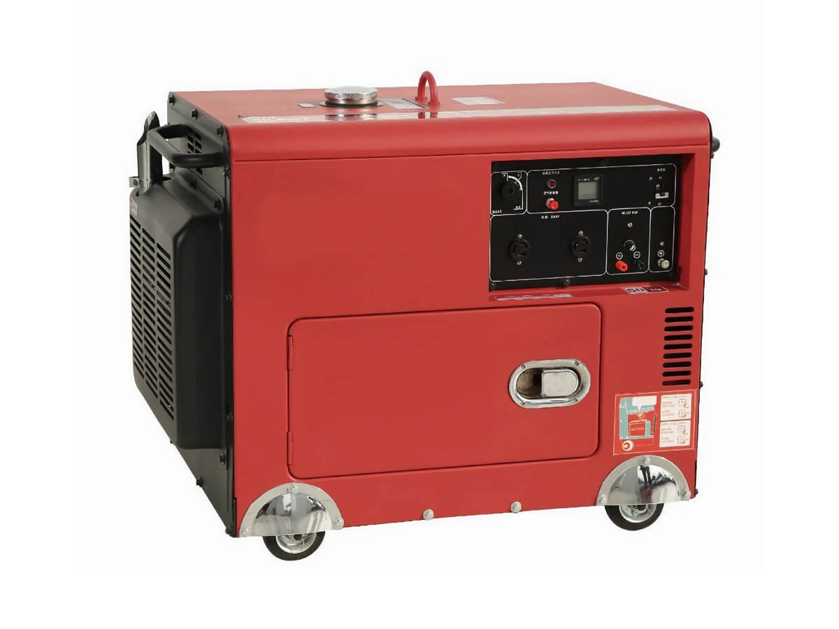 5kaw silent-type air-cooled diesel generator