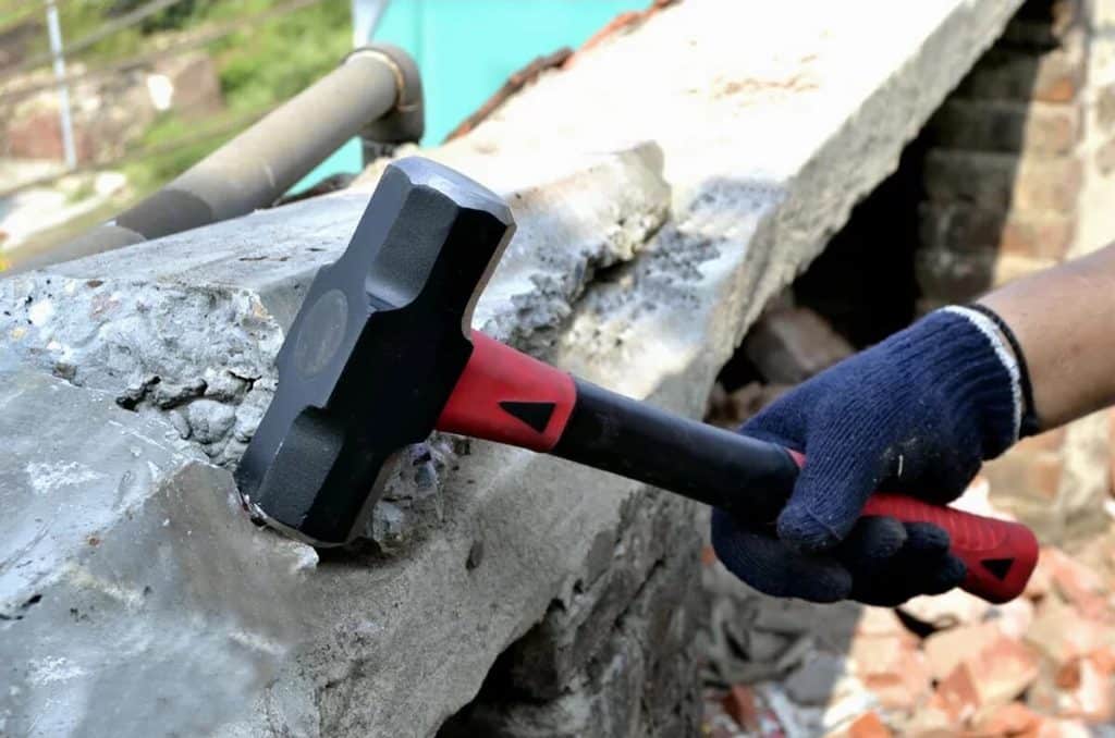 Use of the CRESTONE sledgehammer