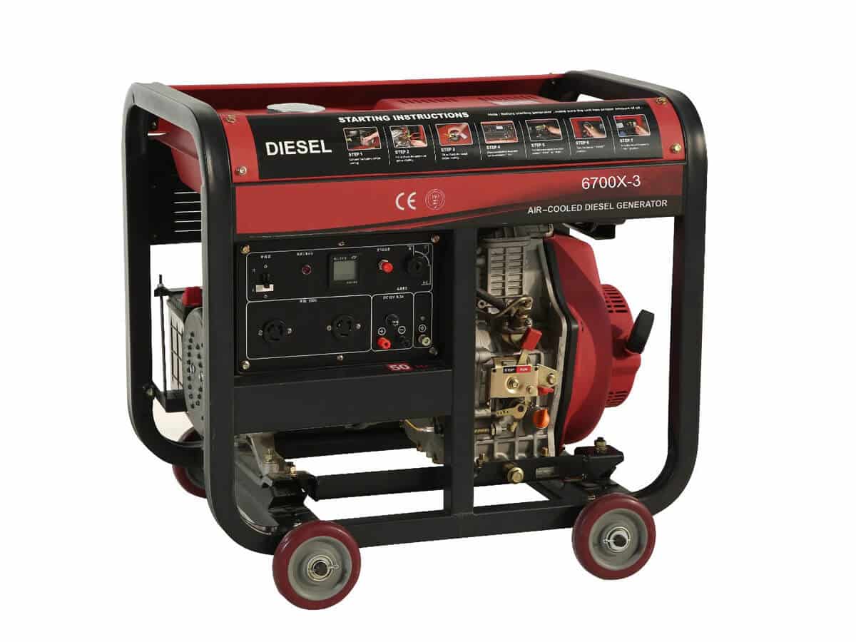new model 2-cylinder air-cooled diesel generator